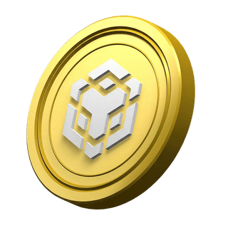 Floating graphic showing an Ethereum (ETH) coin